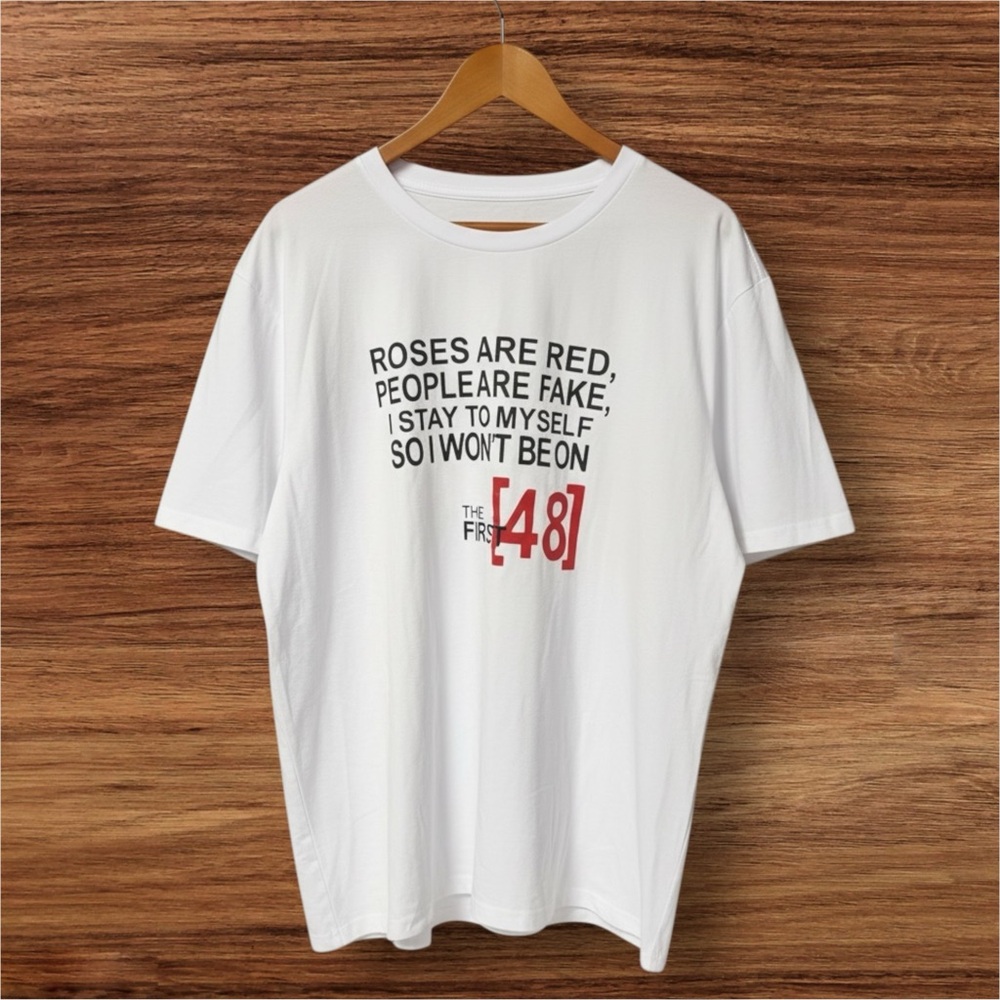 Women’s White Graphic First 48 True Crime T-Shirt